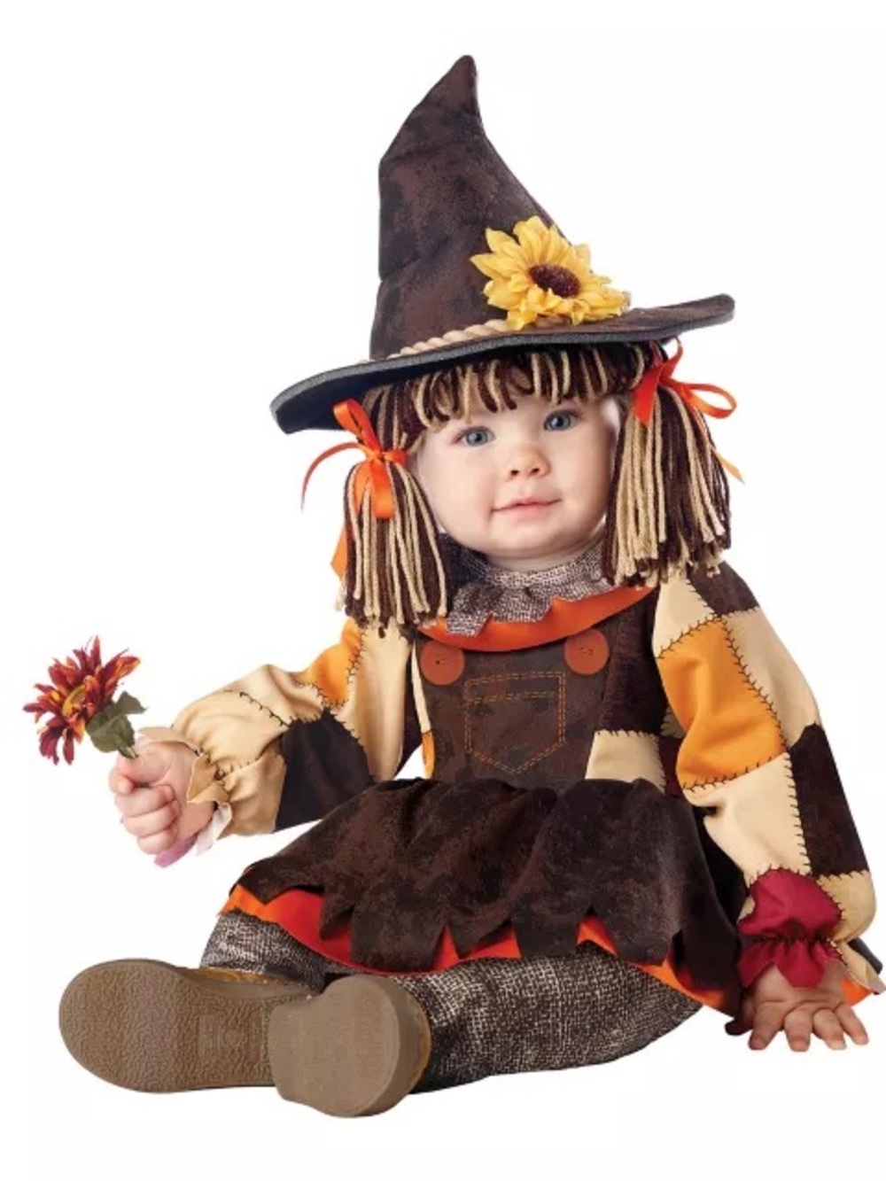 Scarecrow Costume Pumpkin Patch Size 18/24Mo Spirit Halloween